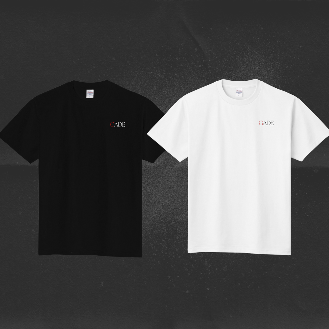 GADE オリジナル Tシャツ(黒・白)